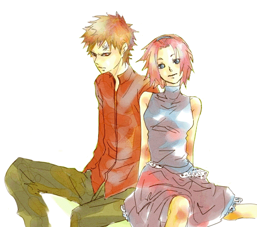 Sweet couple, Sakura and Gaara